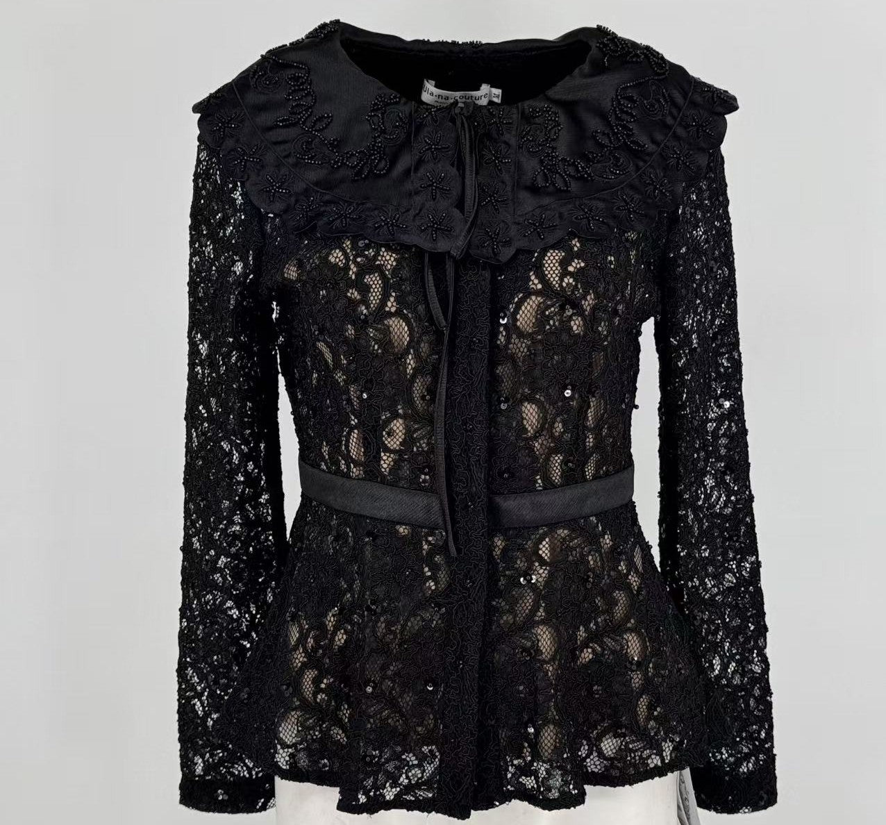 ULA Black Lace Two Piece Set