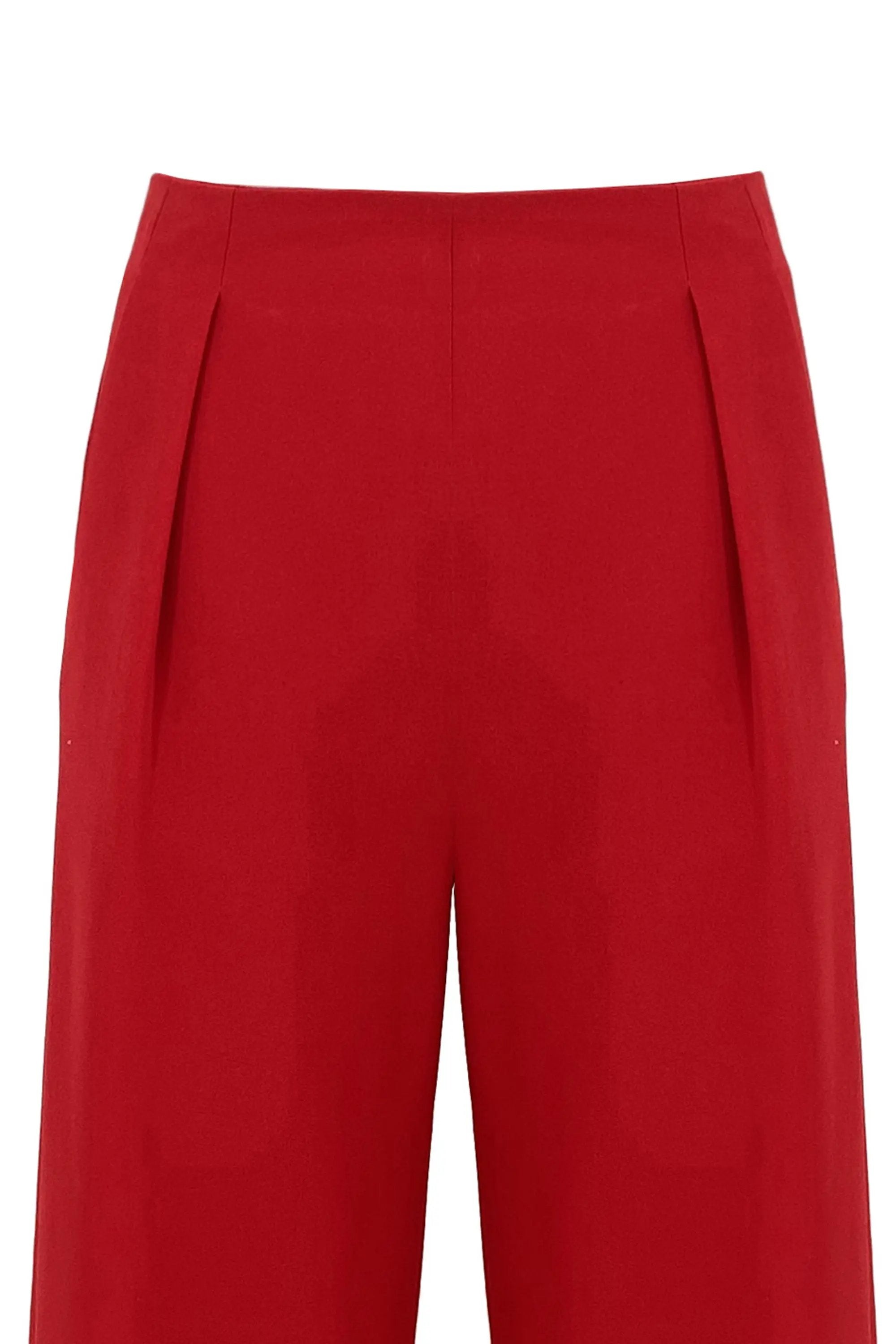 Women's Elegant and Stylish Pleated Wide-Leg Pants Suit ULA