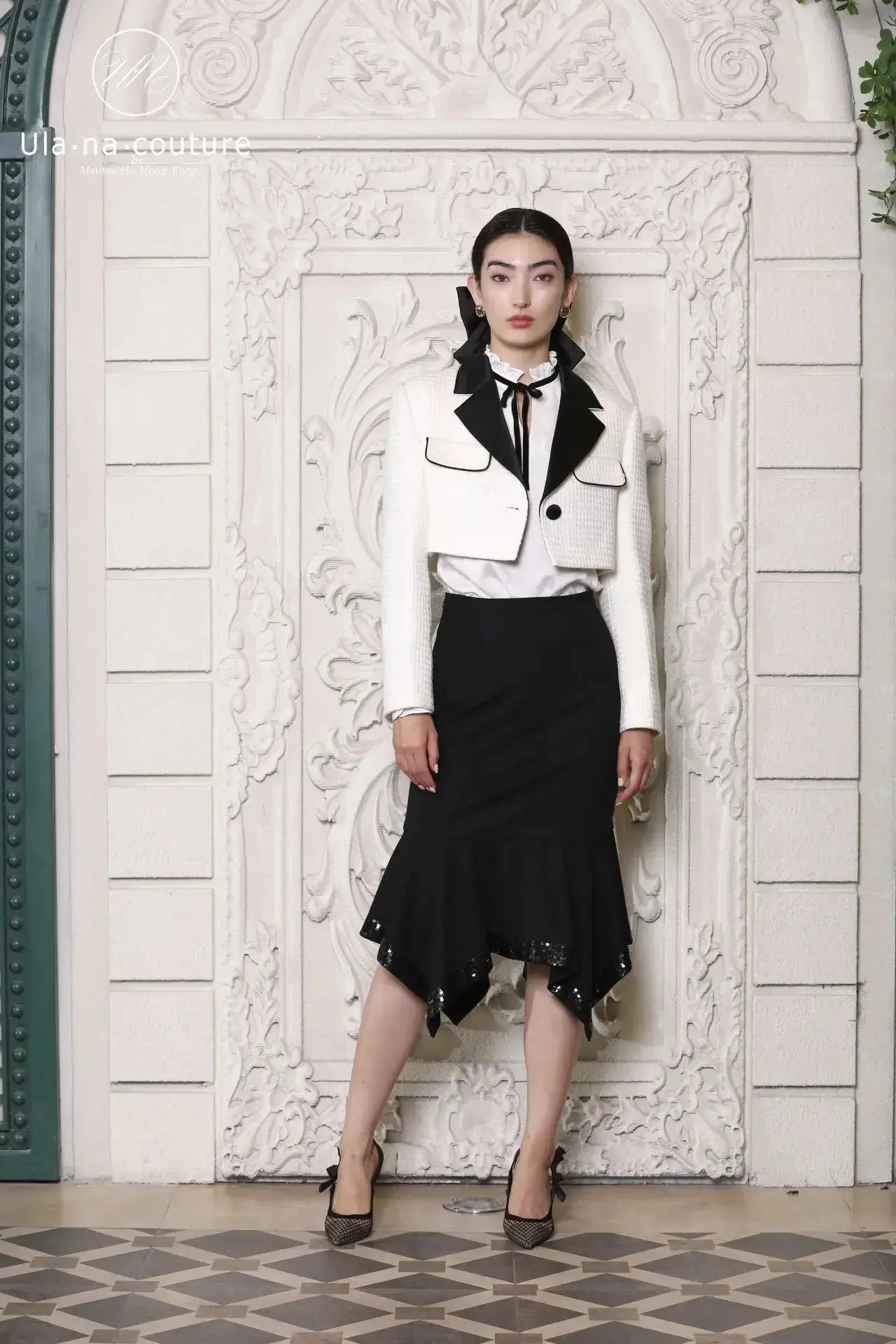 Xiao Xiangfeng suit collar jacket autumn fashion high-end temperament three piece set ULA