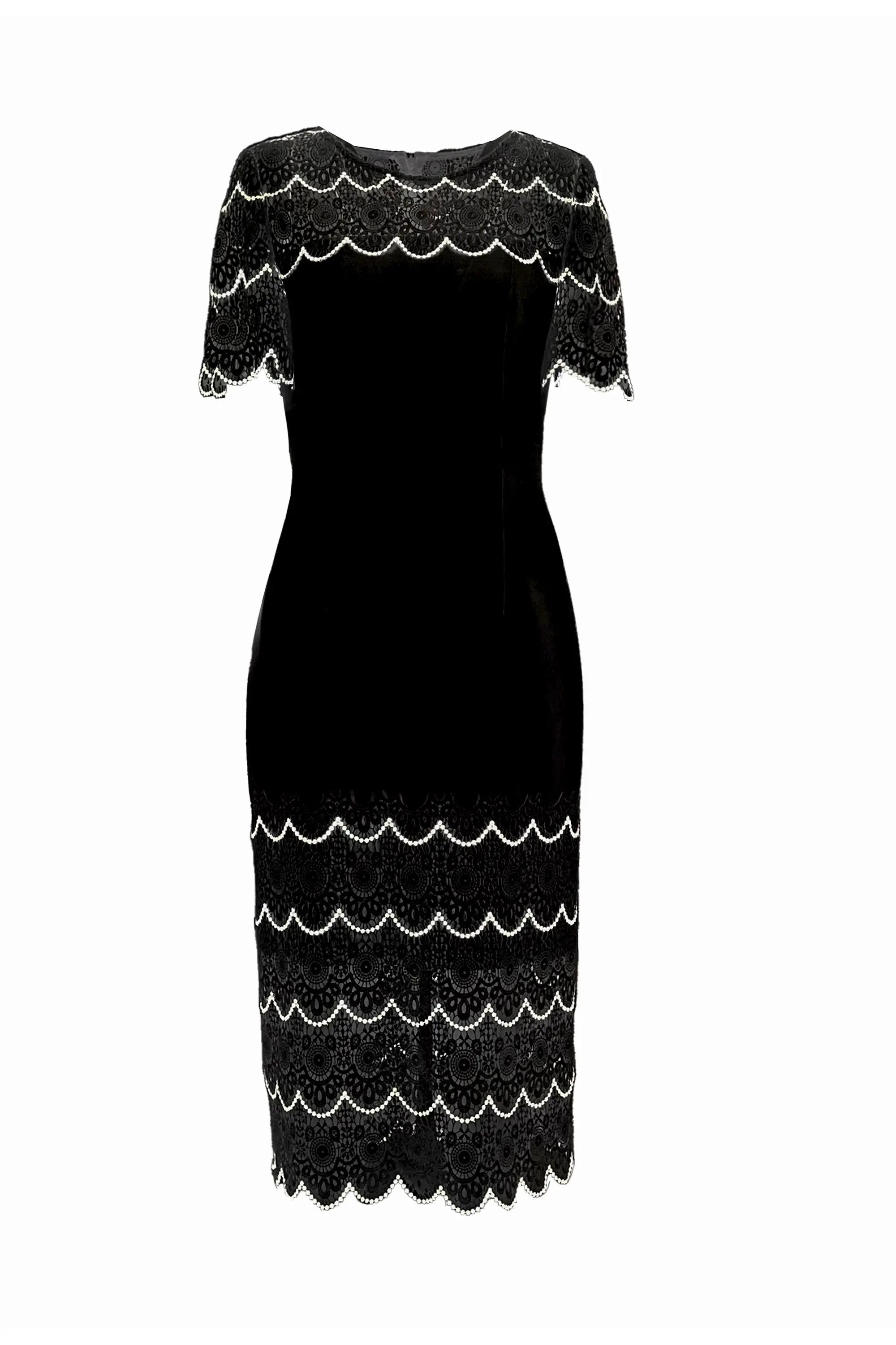 Women's Summer Hollow Pattern Elegant Bohemian Dress ULA