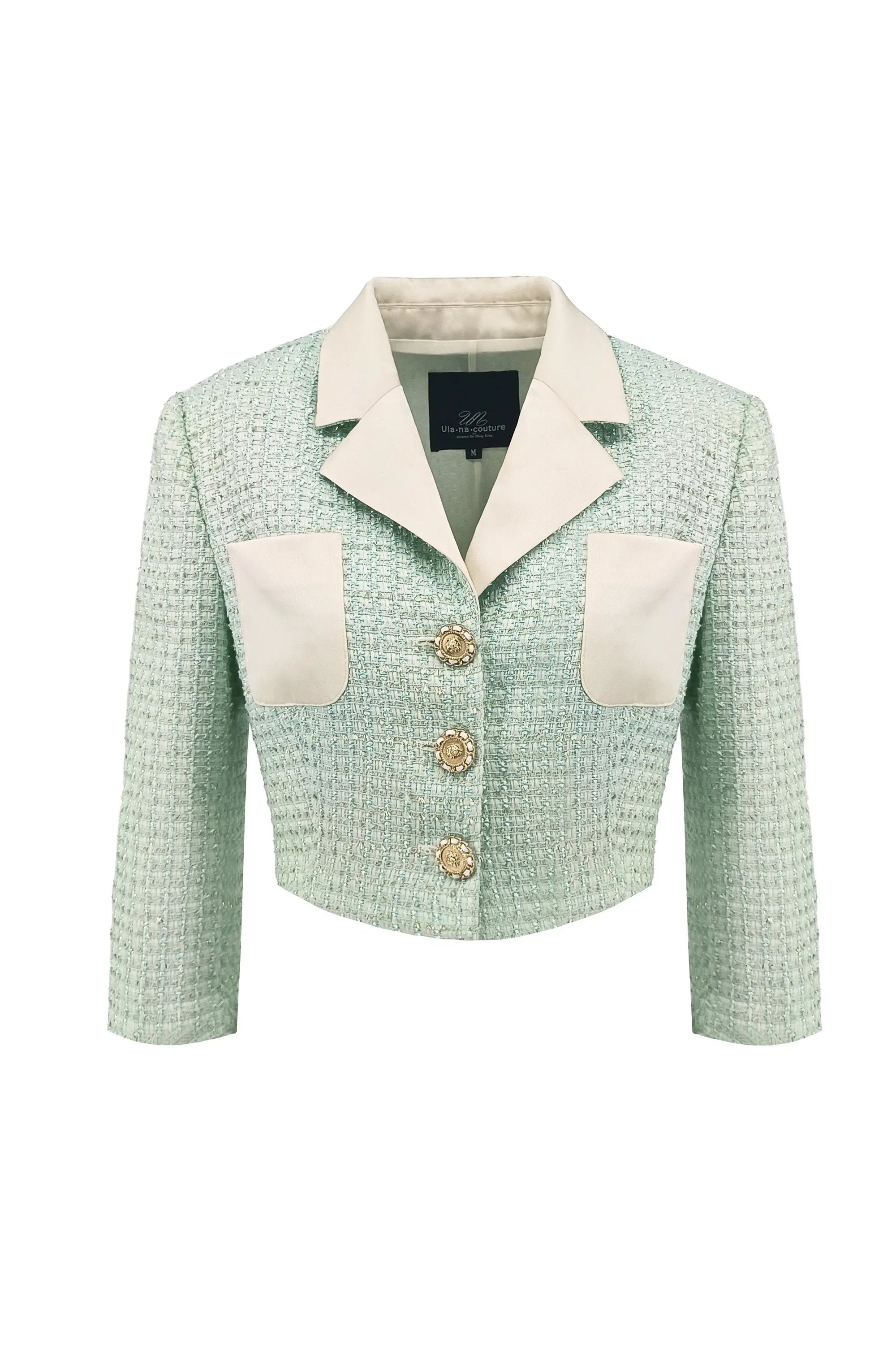 Women’s Spring Temperament High Fanny Pack Butt with Button Suit ULA