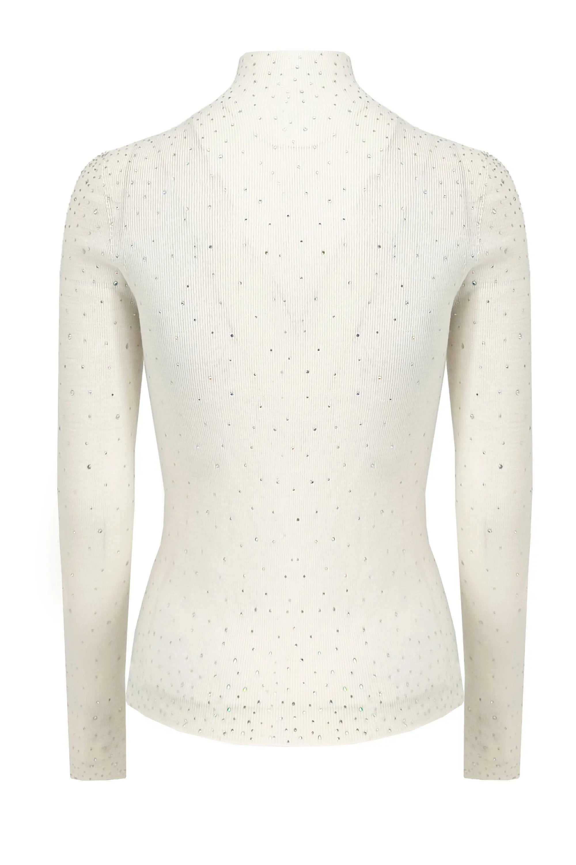 Playful White Polka Dot Top ULA
