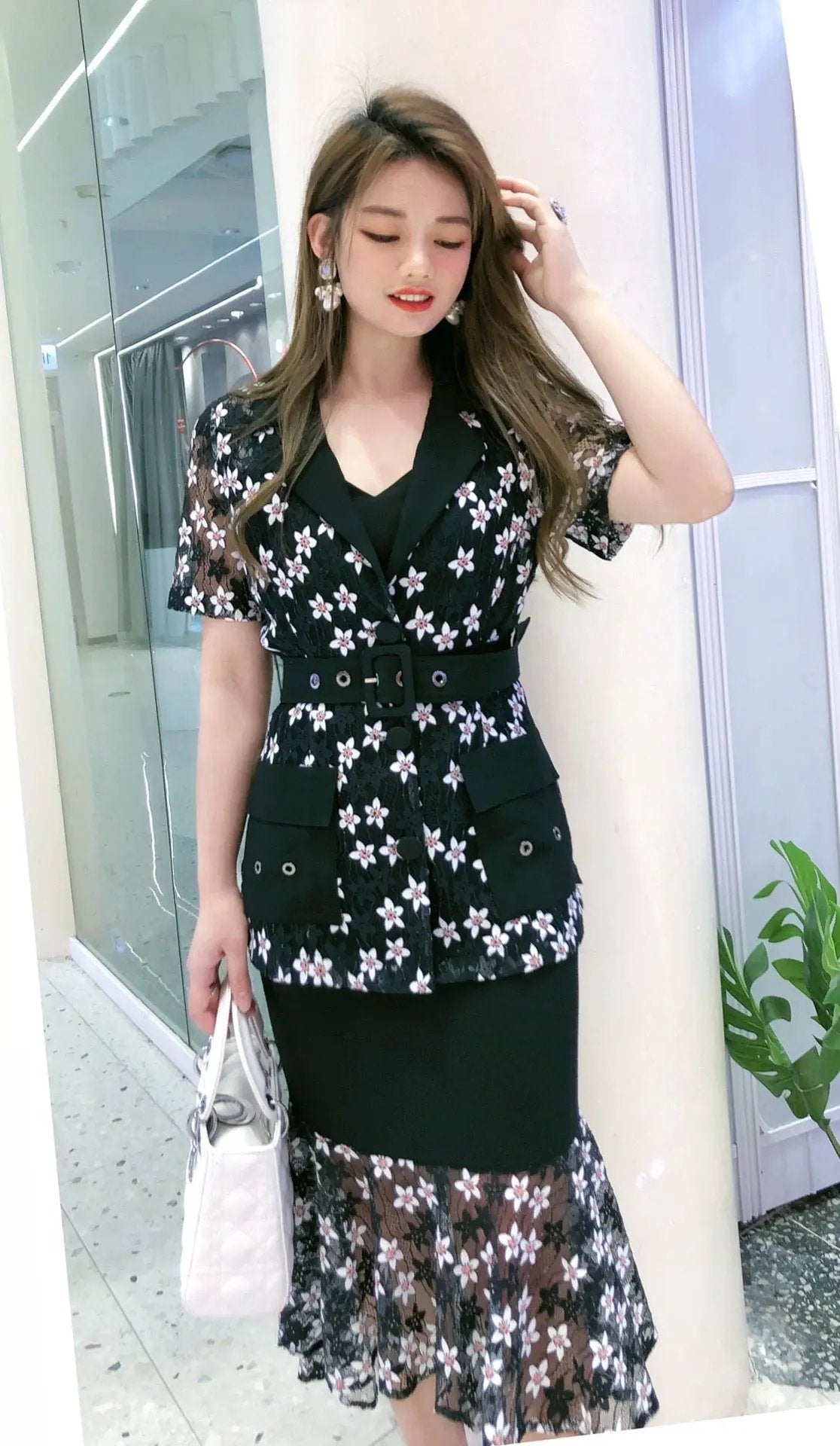 Chic Floral - Embroidered Ensemble ULA