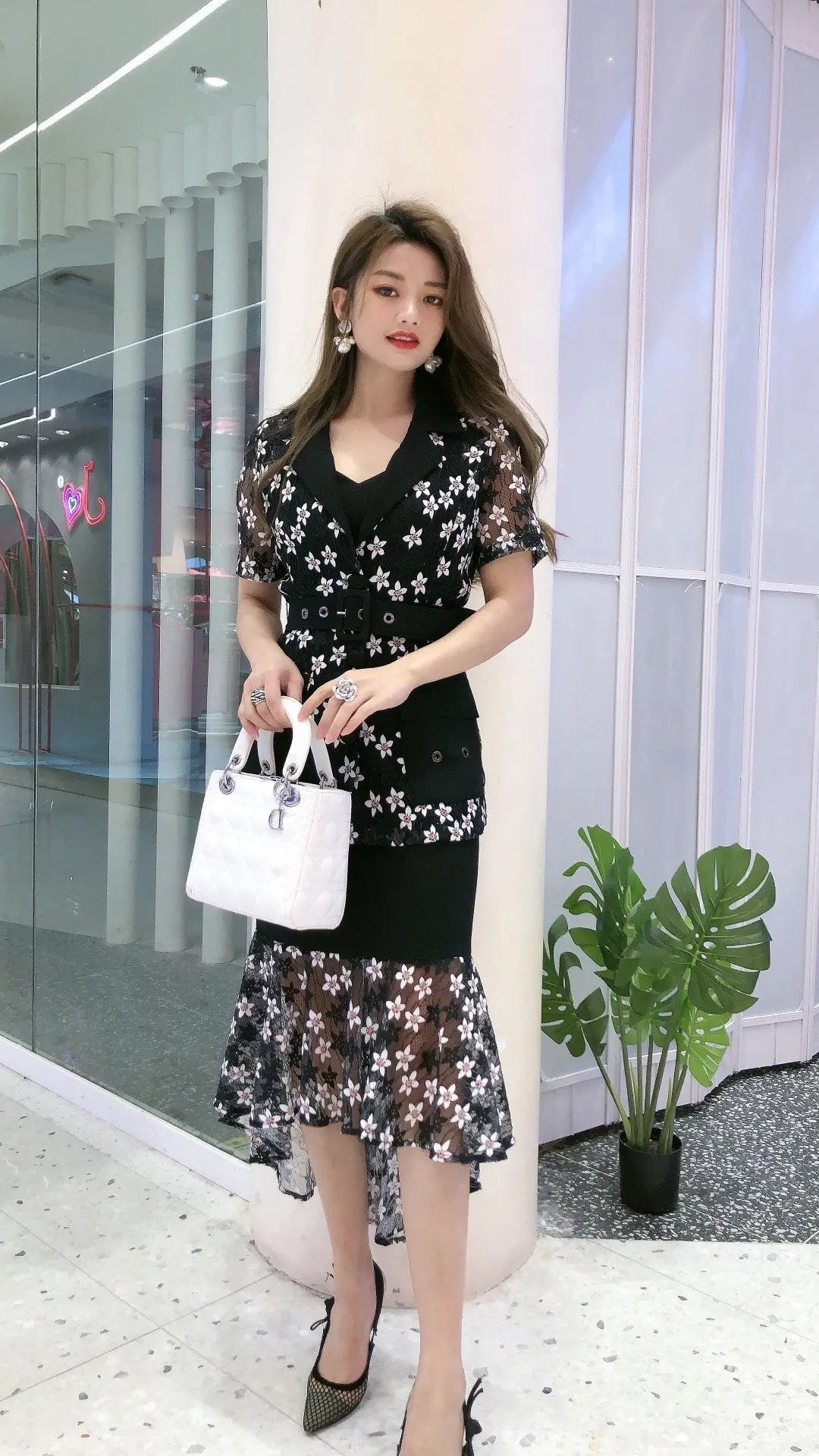 Chic Floral - Embroidered Ensemble ULA