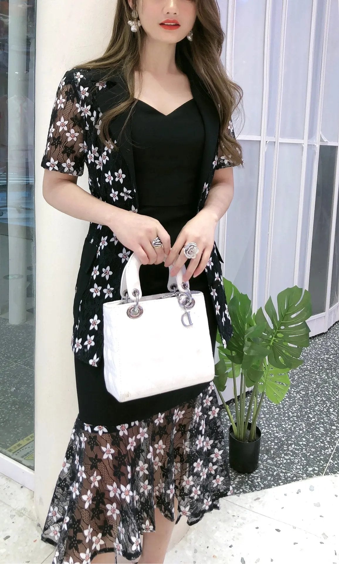 Chic Floral - Embroidered Ensemble ULA