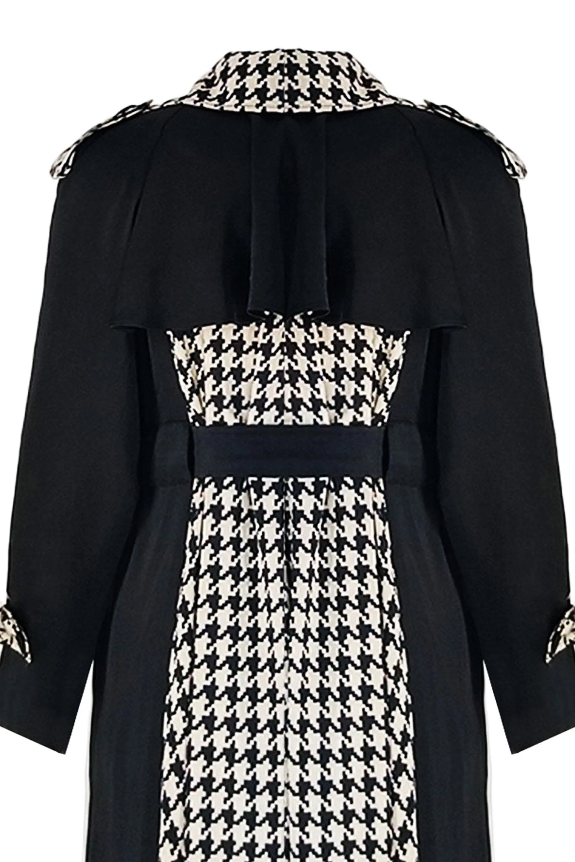 Waist tightening slimming sleeveless trench coat dress for women ULA