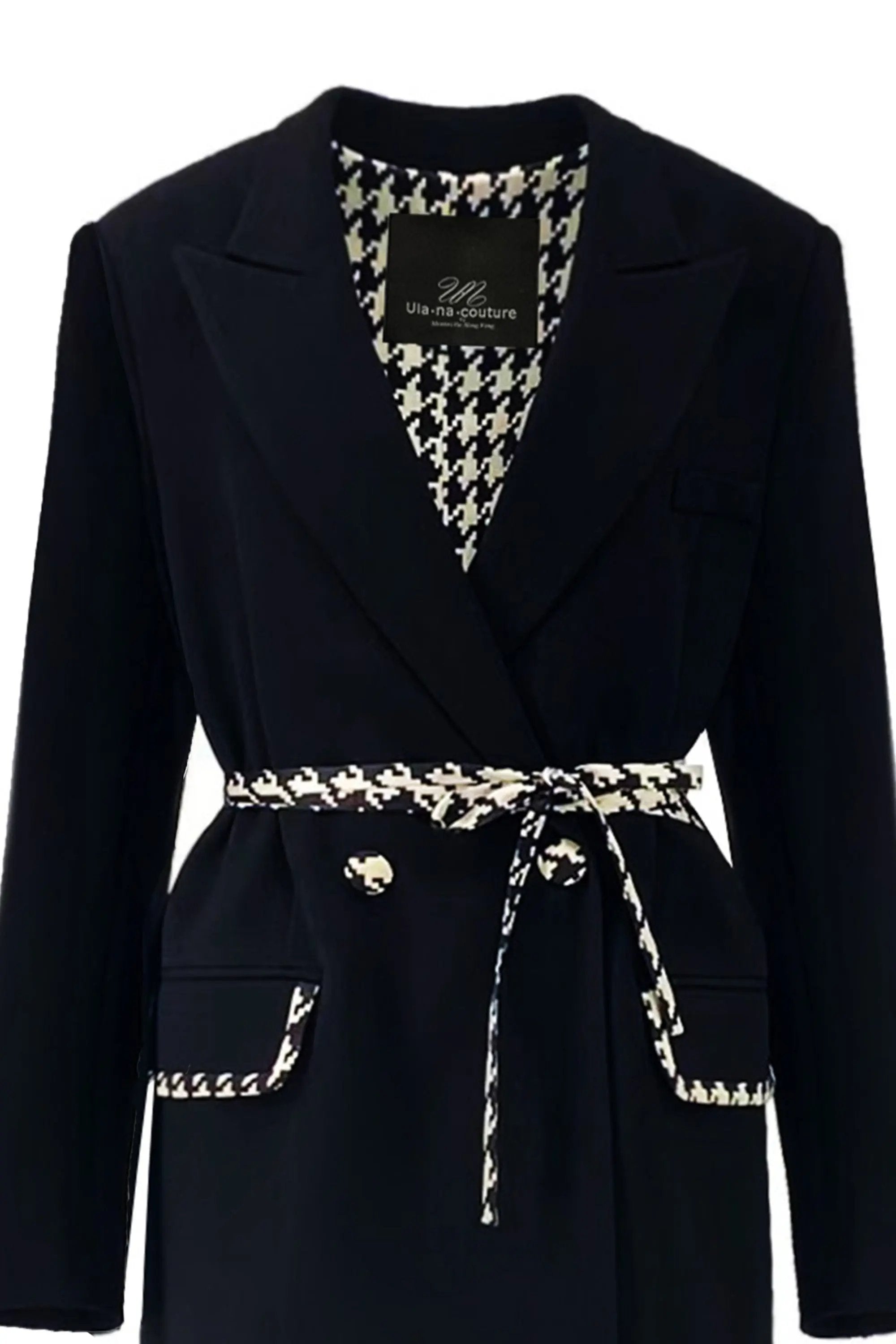 Women's Elegant  Thousand-bird Pattern Suit Set ULA