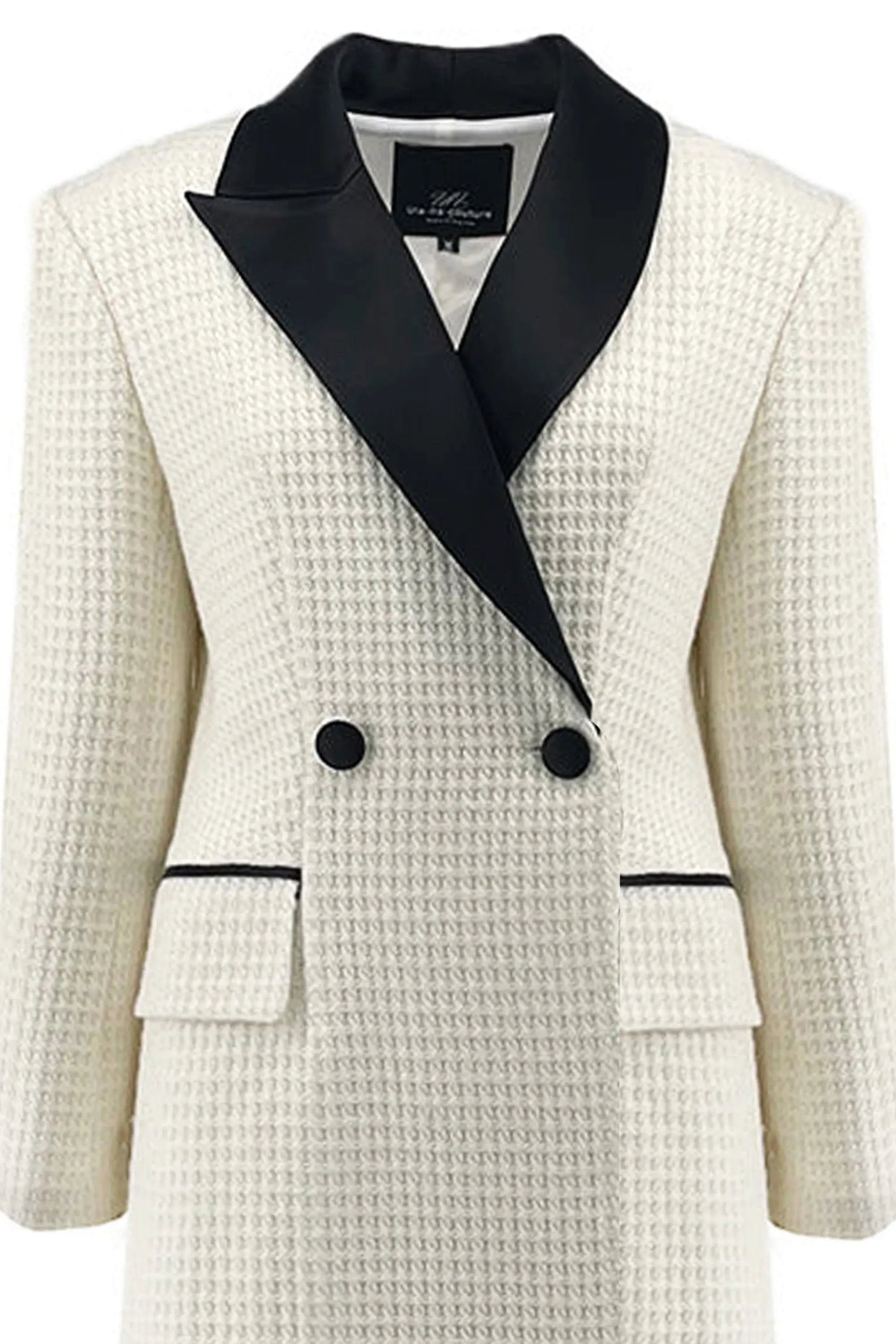 High end cashmere coat, women's mid length Hepburn style wool coat, spring and autumn seasons ULA