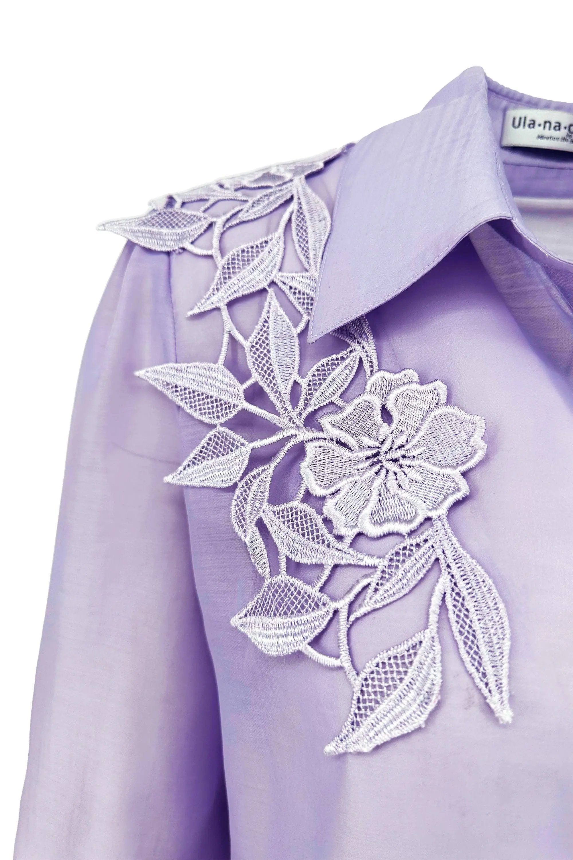 Elegant Blouse with Ruffle Detail and Flare Pants Set ULA