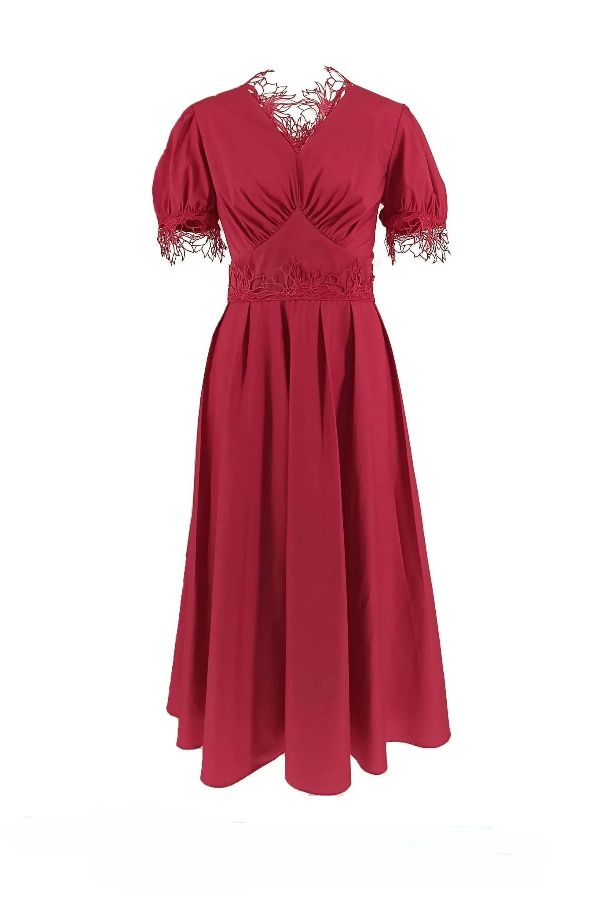 Dresses for women's summer new lace patchwork French dress ULA