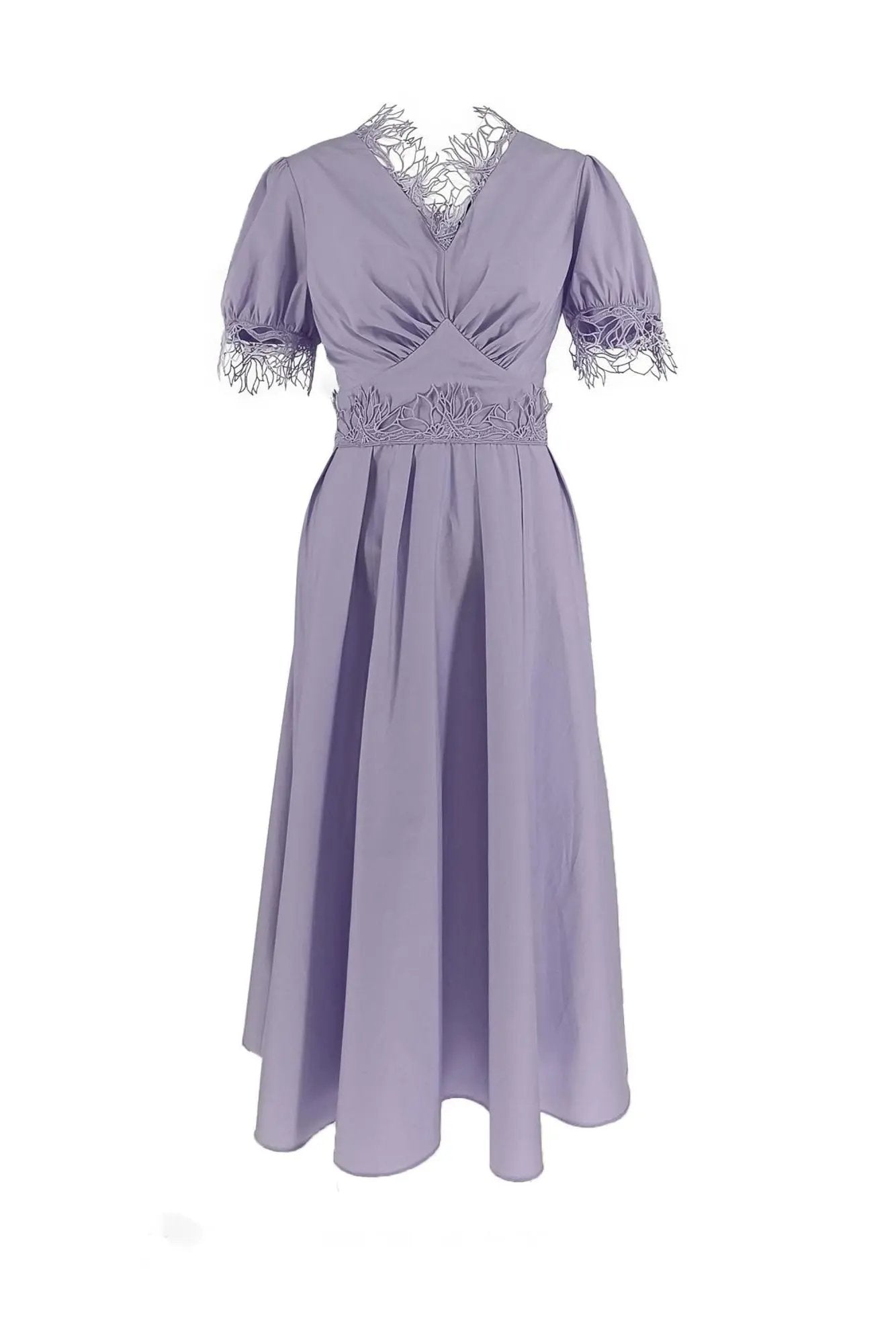 Dresses for women's summer new lace patchwork French dress ULA