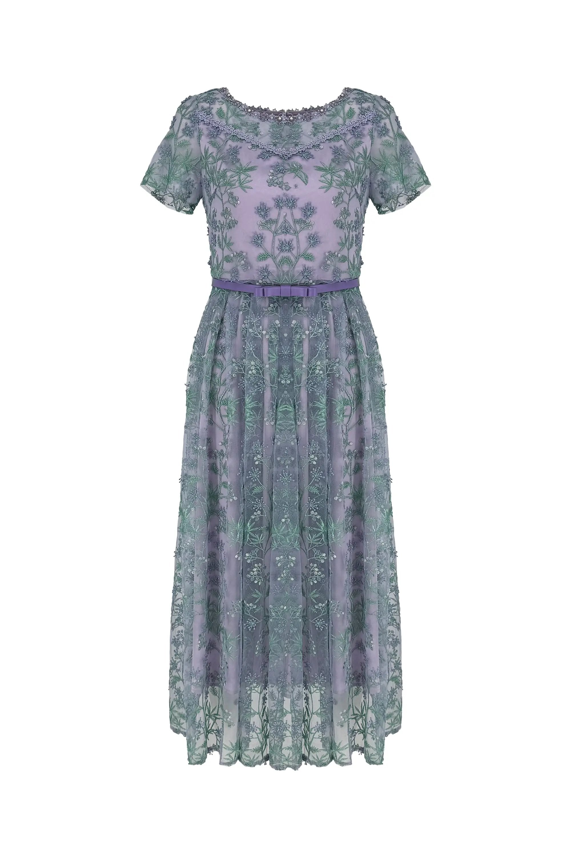 Enchanting Embroidered Maxi Dress ULA
